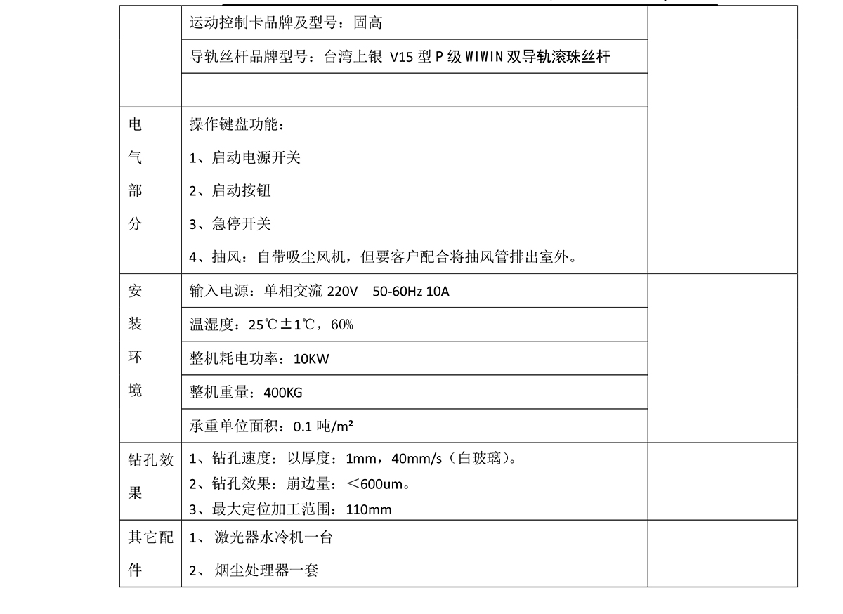 玻璃激光打孔設(shè)備